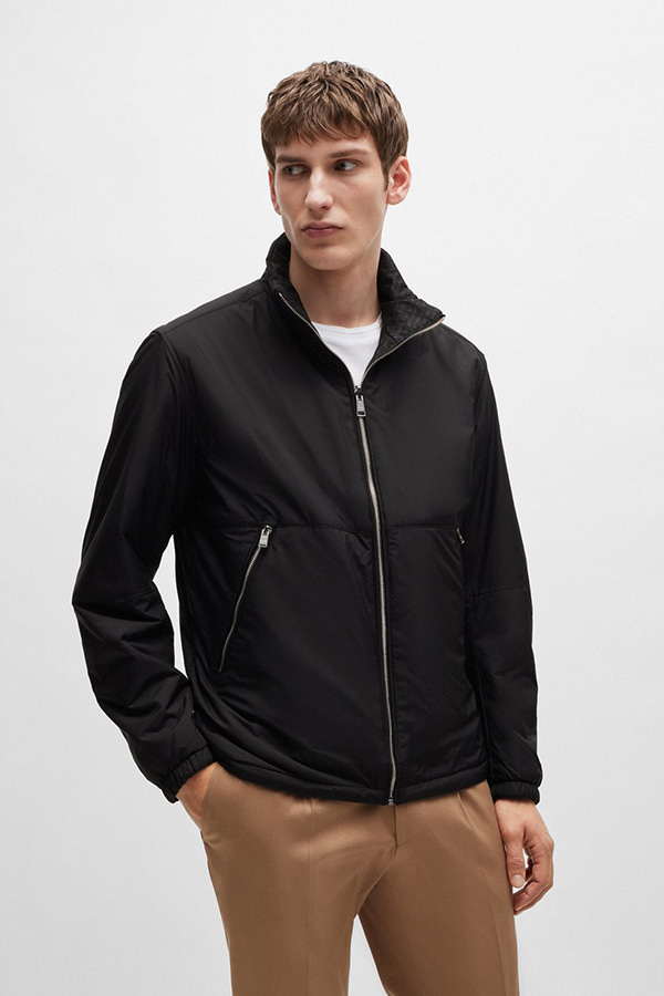 ΜΠΟΥΦΑΝ ΔΙΠΛΗΣ ΟΨΕΩΣ BOSS - 001 ΜΑΥΡΟ